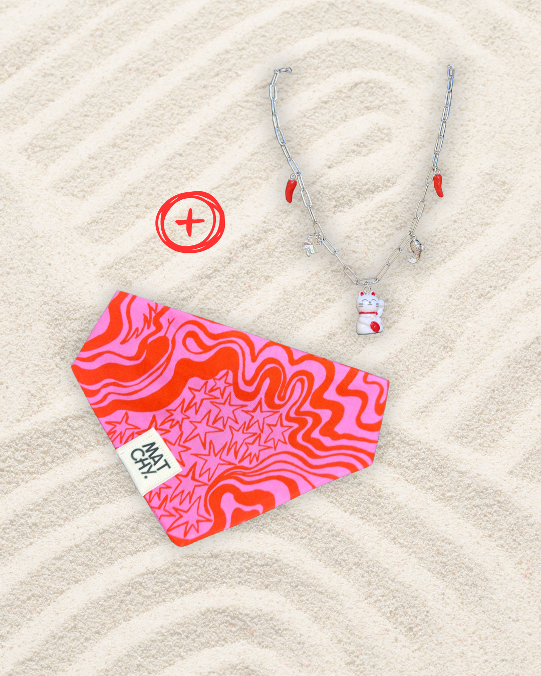 Pack collier argenté Matchy - Le Miami 🌺