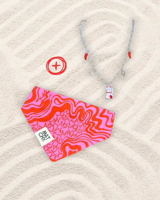 Pack collier argenté Matchy - Le Miami 🌺