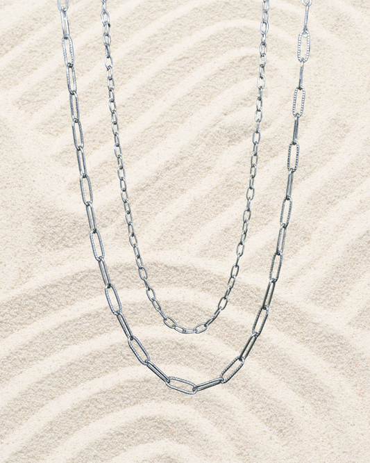 Collier à charms personnalisable argenté 🪩
