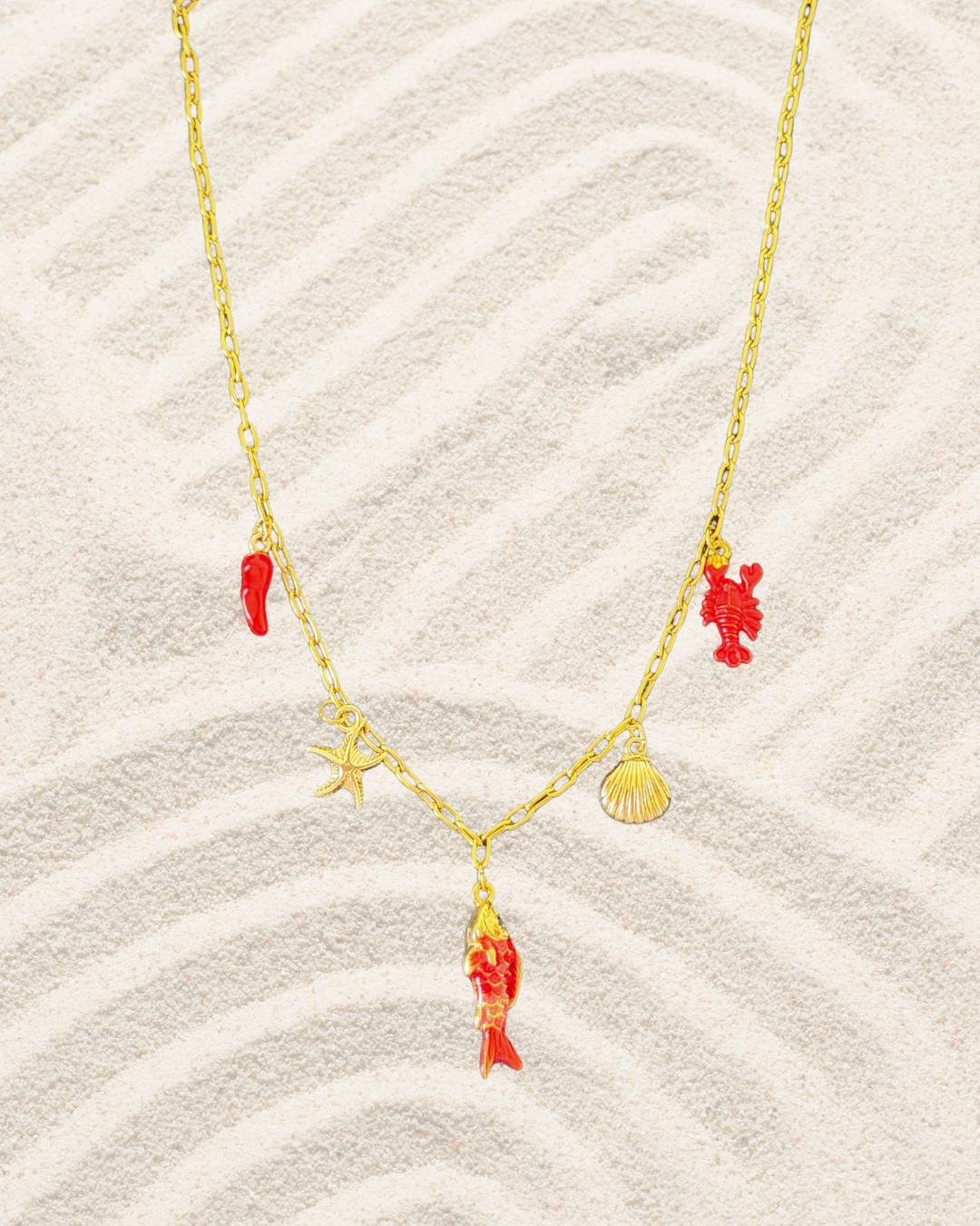 🐟 Collier Red Coral